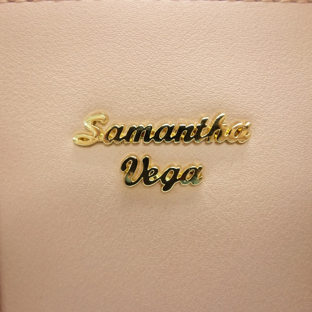 跟新的一样◆Samantha Vega 手提包 2way 肩部流苏粉色 SAMANTHAVEGA [AFE2] 