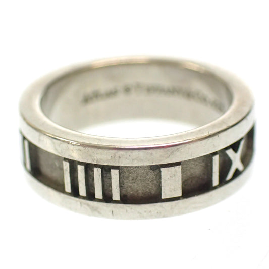 Good Condition◆Tiffany Ring Atlas SV925 No. 7 Silver Tiffany &amp; Co. [AFI17] 