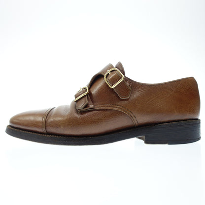 二手 ◆John Lobb 双搭扣鞋 William Old Logo 236 Last 男式 5.5 棕色 JOHN LOBB WILLIAM [AFC20] 