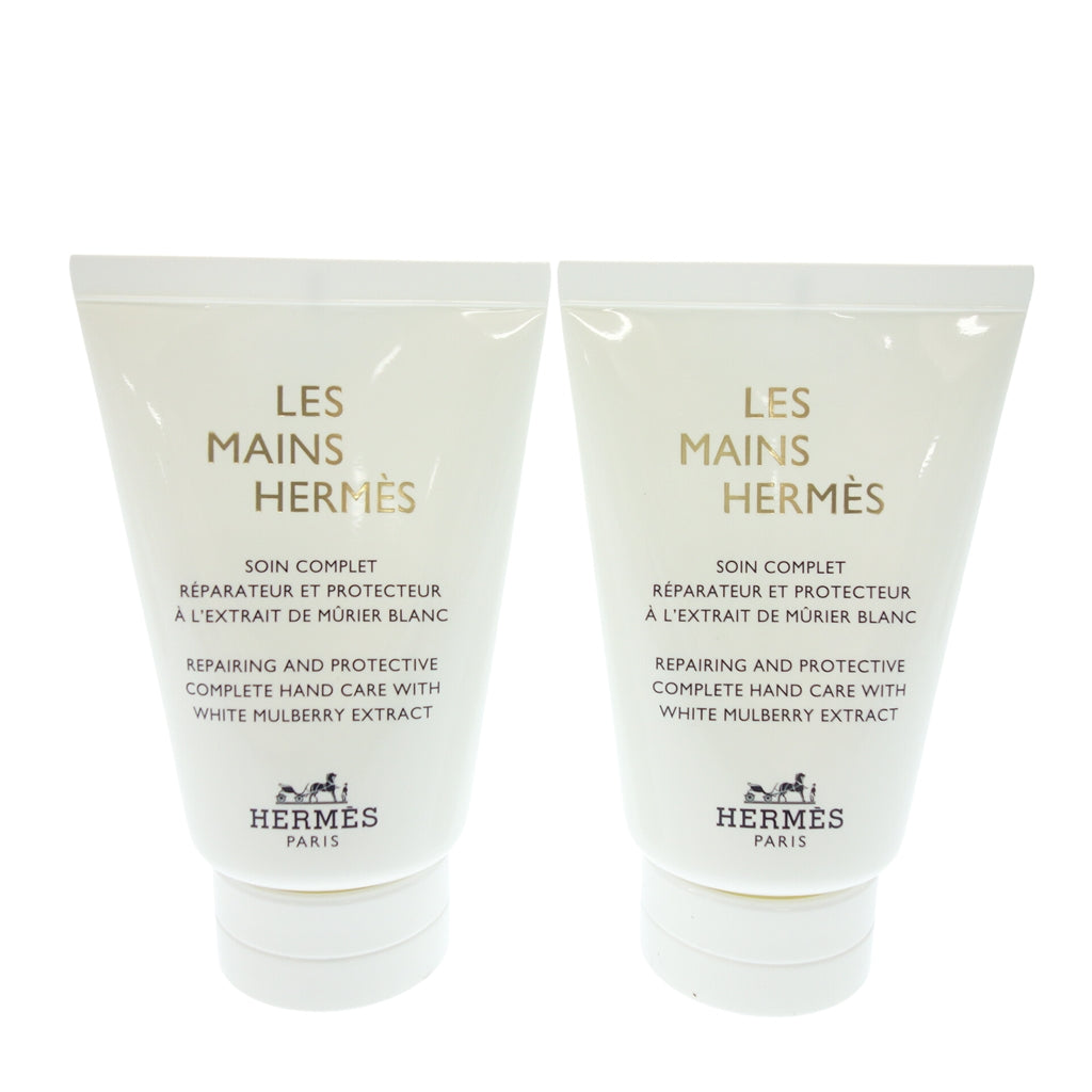 Like new◆Hermes Crème Les Mans Hand Cream 50ml HERMES LES MAINS Set of 2 [AFI15] 