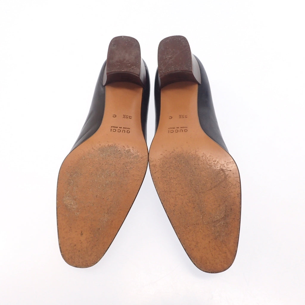 Very good condition ◆ Gucci leather pumps bamboo GUCCI [AFC1] 