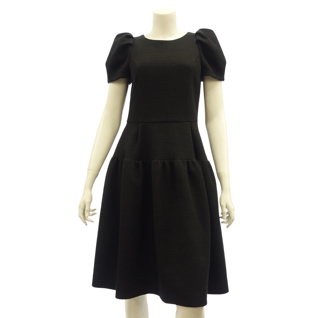 Very good condition◆Daisy Lin For FOXEY 06879 Short sleeve dress ladies black size 38 DAISY LIN For FOXEY [AFB3] 