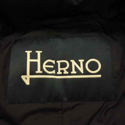極美品◆ヘルノ ダウンコート ポーラテック POLAR-TECH メンズ サイズ48 ネイビー HERNO【AFA1】