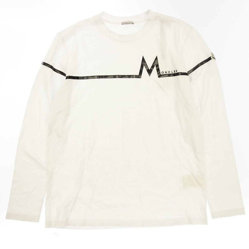 与新品一样◆Moncler 长袖衬衫镶边男式白色 L 码 H20918D00003 MONCLER [AFB42] 