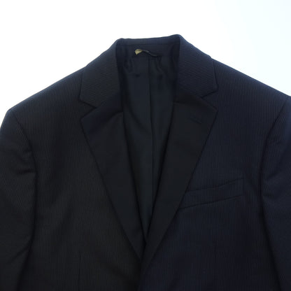 Good Condition◆Fendi Tailored Jacket Stripe 2B Navy Men's 44 Black x Navy FENDI [AFB29] 