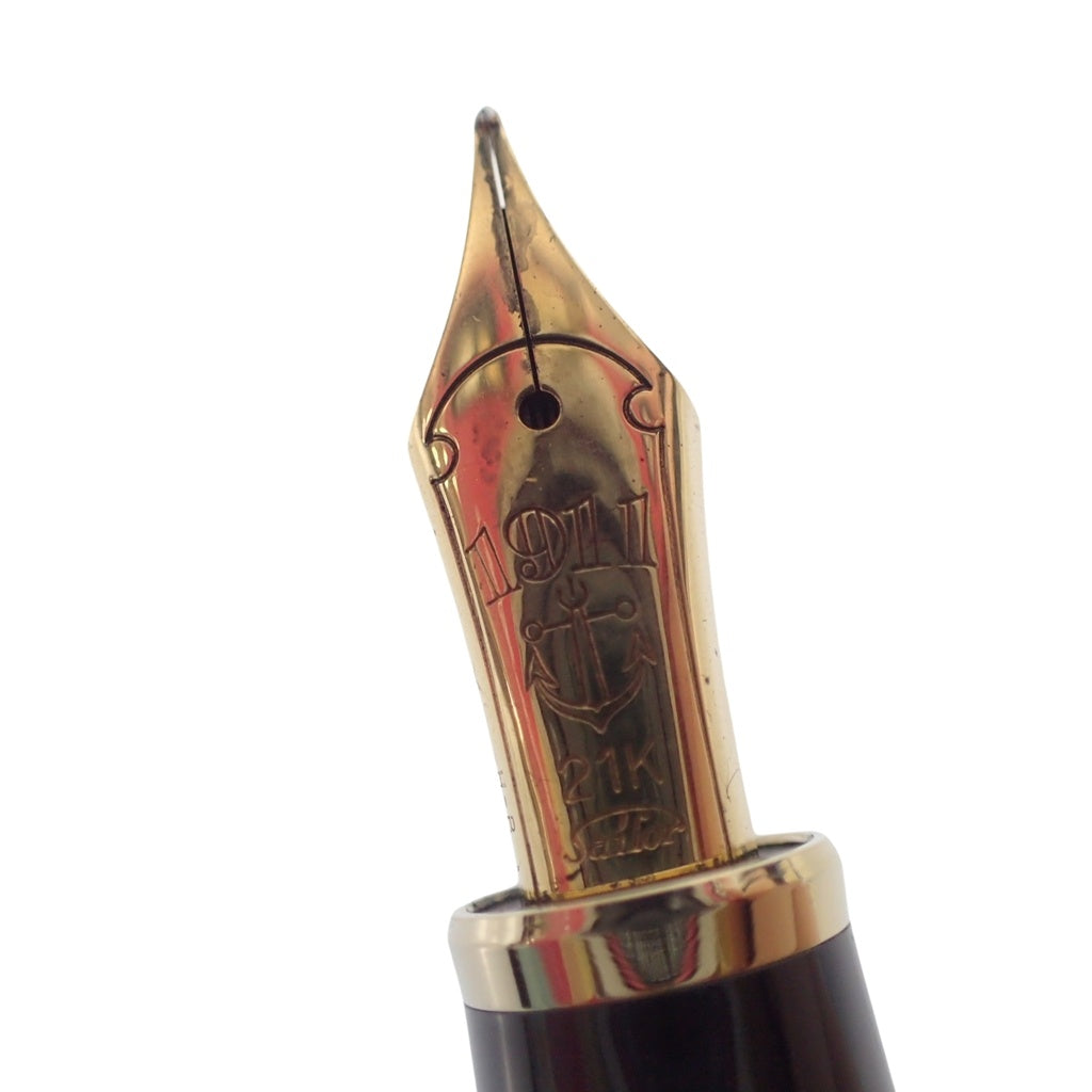 Used ◆ Sailor fountain pen nib 21K black SAILOR [AFI9] 