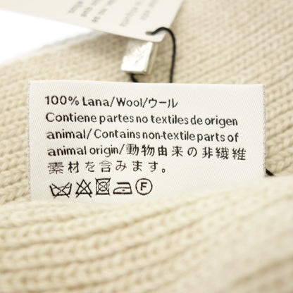 LOEWE 罗意威 罗纹针织围巾 羊毛 Anagram 米色 带盒子 LOEWE [AFI1] [二手] 