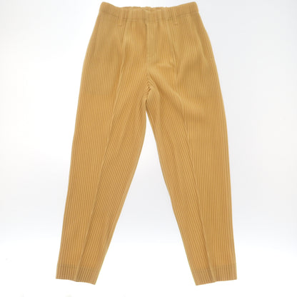 ISSEY MIYAKE HOMME PLISSE Pants Tapered HP11JF159 Yellow Men's 1 ISSEY MIYAKE HOMME PLISSE [AFB21] [Used] 