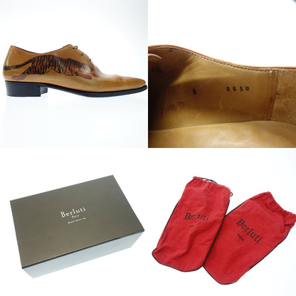 Good condition ◆ Berluti Whole Cut Shoes Piercing Collection Tiger Patine Hand Dyed Men's 5 Brown BERLUTI [AFD3] 