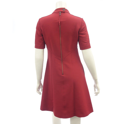 Like new ◆ FOXEY NEW YORK Short sleeve dress 34606 Women's Red Size 38 FOXEY NEW YORK [AFB49] 