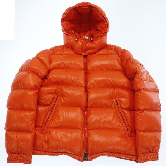 美品◆モンクレール ダウンジャケット 16AW MAYA サイズ4 オレンジ メンズ MONCLER【AFA2】