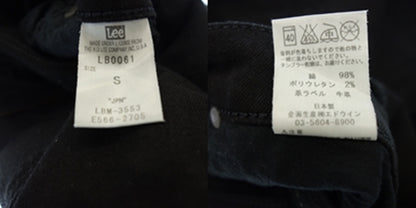 Good condition◆Lee Nano Universe Crush Skinny Pants Men's Black S Lee [AFB42] 