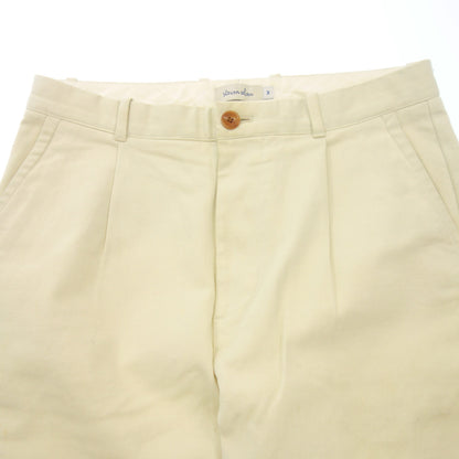 中古◆スティーブンアラン コットン タックパンツ メンズ M ベージュ系 STEVEN ALAN【AFB25】