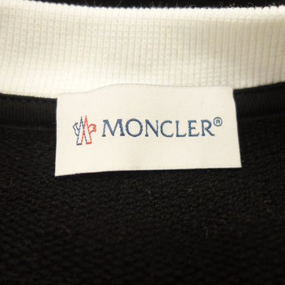 Good Condition◆Moncler Sweatshirt 2022 Crew Neck Men's Black x White Size M MONCLER [AFB29] 