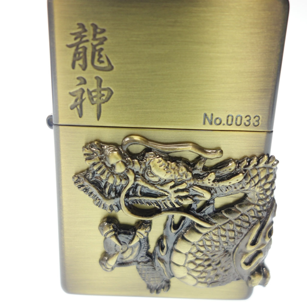 Used ◆Zippo Ryujin Gold No.0033 Made in 2007 ZIPPO [AFI10] 