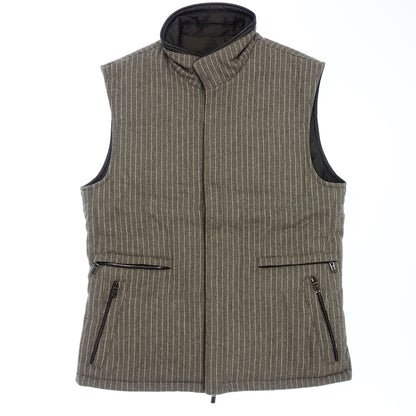 Good condition ◆ Ermenegildo Zegna Reversible Vest Wool Cashmere Nylon Men's Gray Size 46 Ermenegildo Zegna [AFB37] 