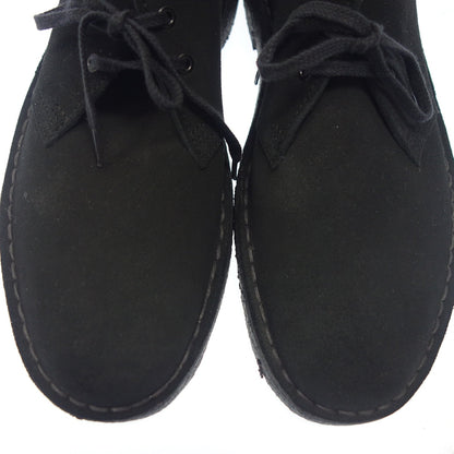 Very good condition◆Clarks Desert Boots 31691 Suede Men's Black Size US8.5 Clarks [AFC8] 