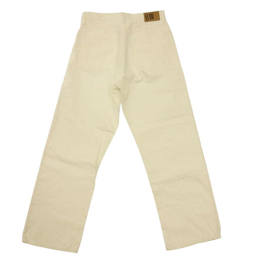 Good Condition◆Blue Work Denim Pants Men's 32 White BULEWORK [AFB11] 