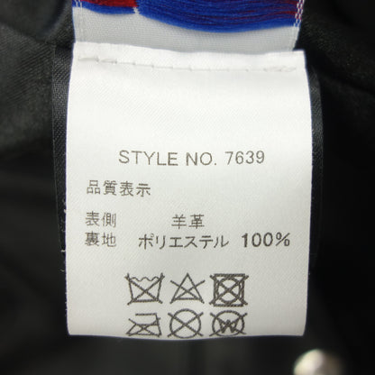 ショット ダブルライダースジャケット ランブルレッド 7639 USA製 ブラック レディース M Schott【AFG1】【中古】