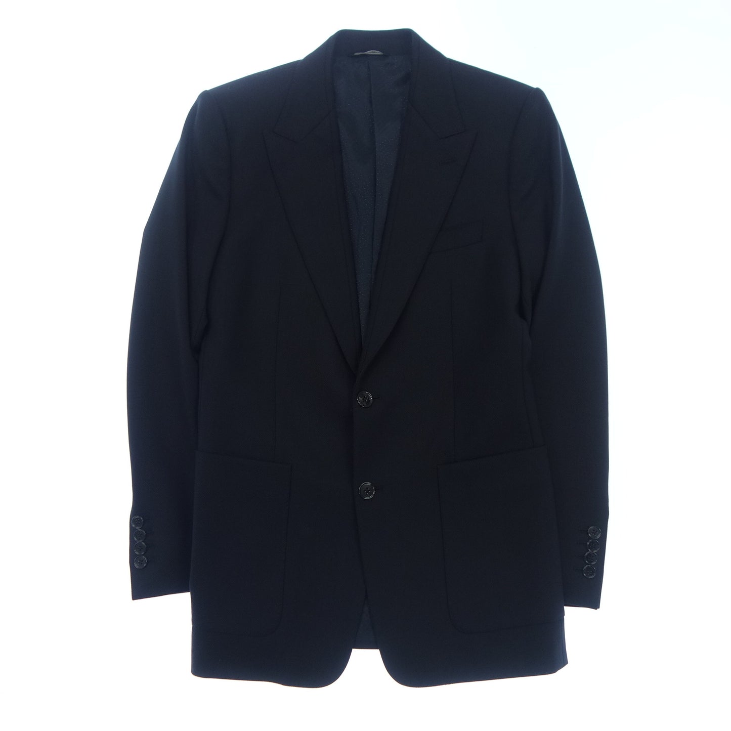 Dolce &amp; Gabbana 2B Jacket Wool Men's 46 Black DOLCE&amp;GABBANA [AFB50] [Used] 