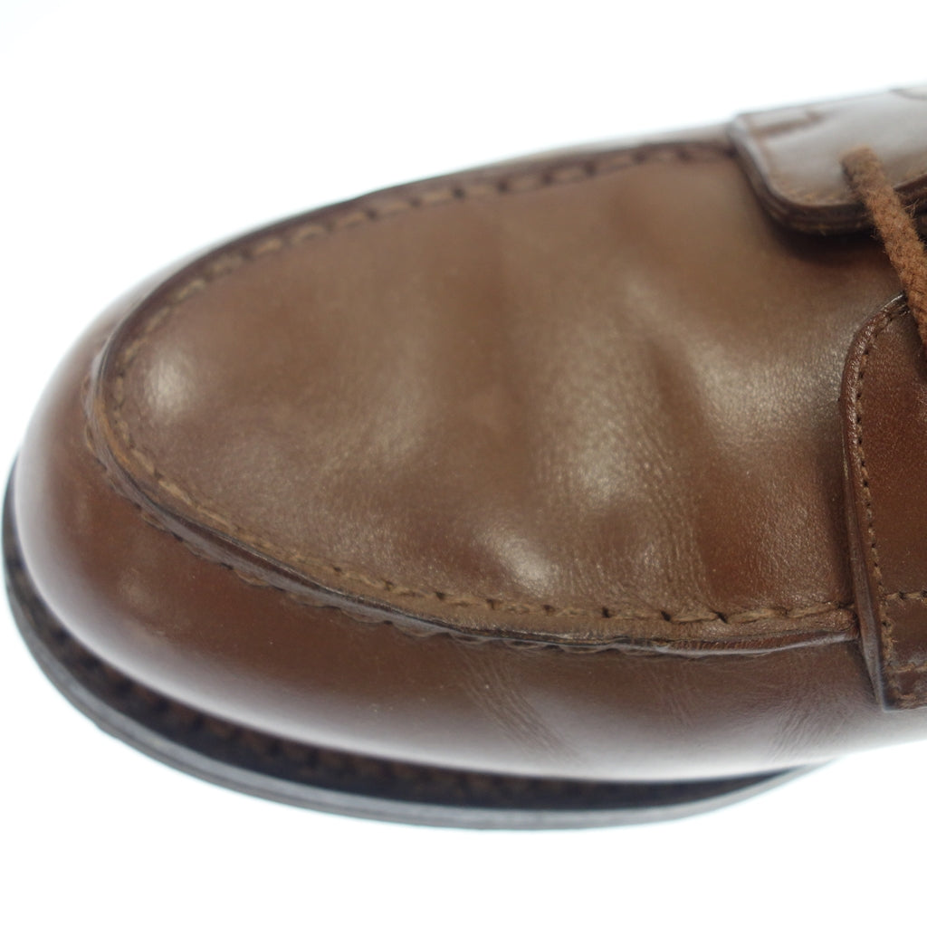 Good Condition◆JMWESTON Leather Shoes U Tip 641 Golf Russian Calf Men's 8D Brown JMWESTON [LA] 