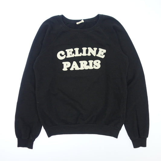 Used◆CELINE Sweatshirt 20AW Cotton x Cashmere Chest Logo 2Y138607F Men's Gray Size XS CELINE [AFB16]