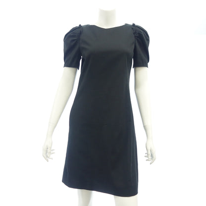 Good condition ◆ FOXEY NEW YORK 39467 Short sleeve dress ladies black size 38 FOXEY NEW YORK [AFB32] 