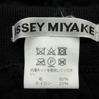 Good condition ◆ ISSEY MIYAKE Pants IM13KF276 Knit Women's Black Size 2 ISSEY MIYAKE [AFB33] 