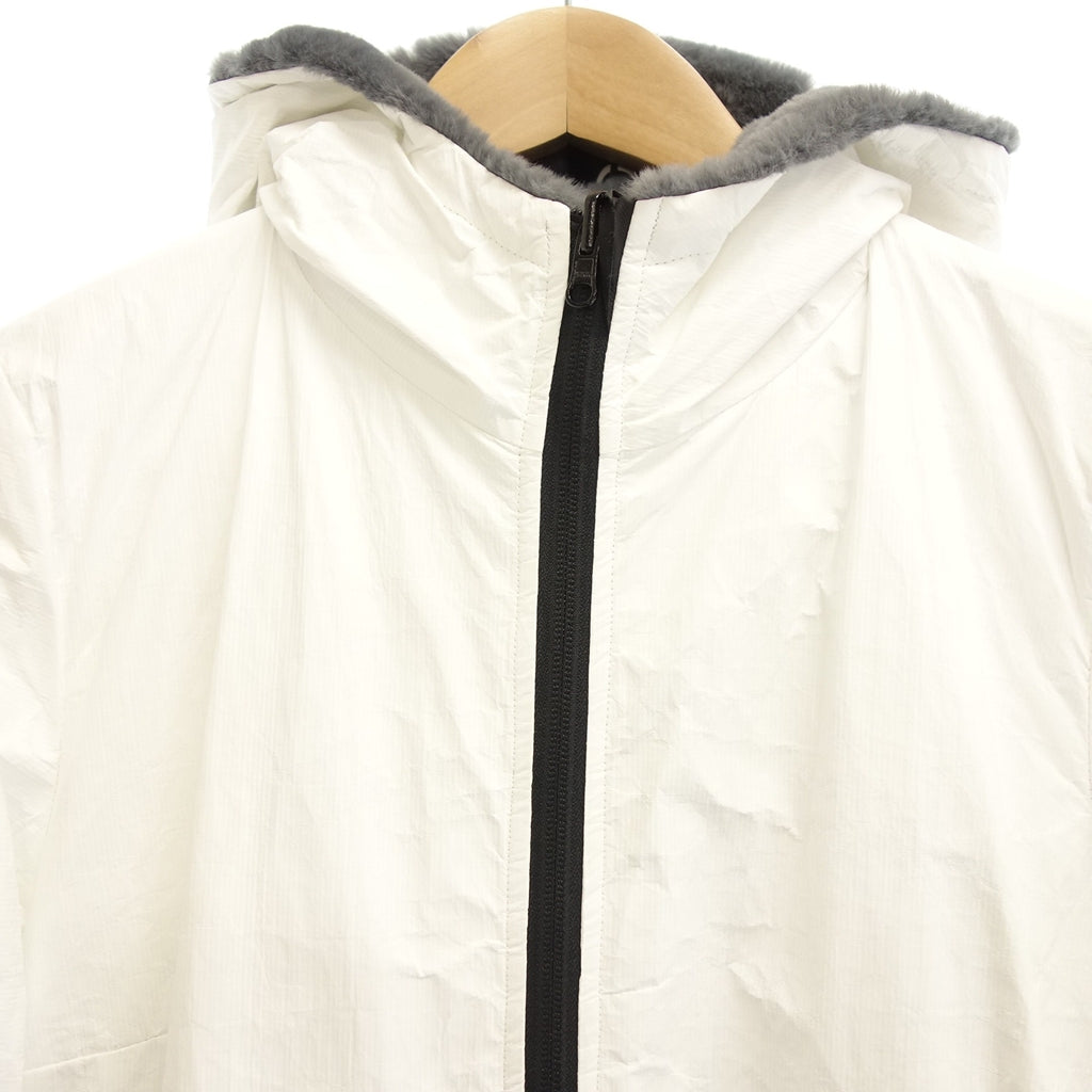 Used ◆Bianco Milano zip up reversible jacket mountain parka ladies white x gray [AFA4] 