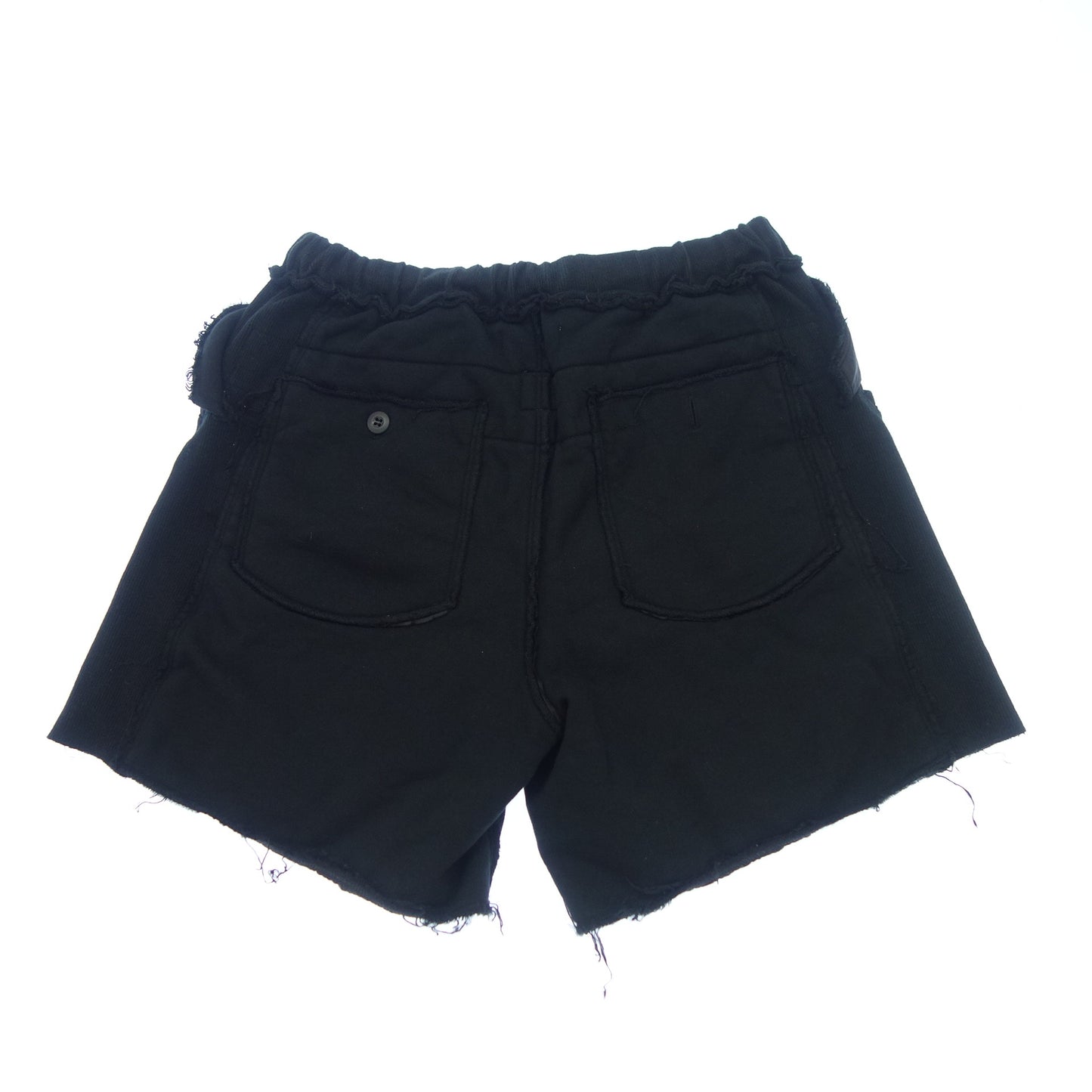 Very good condition ◆ FACETASM shorts sweatshirt nylon damaged men's black 4 FACETASM [AFB30] 