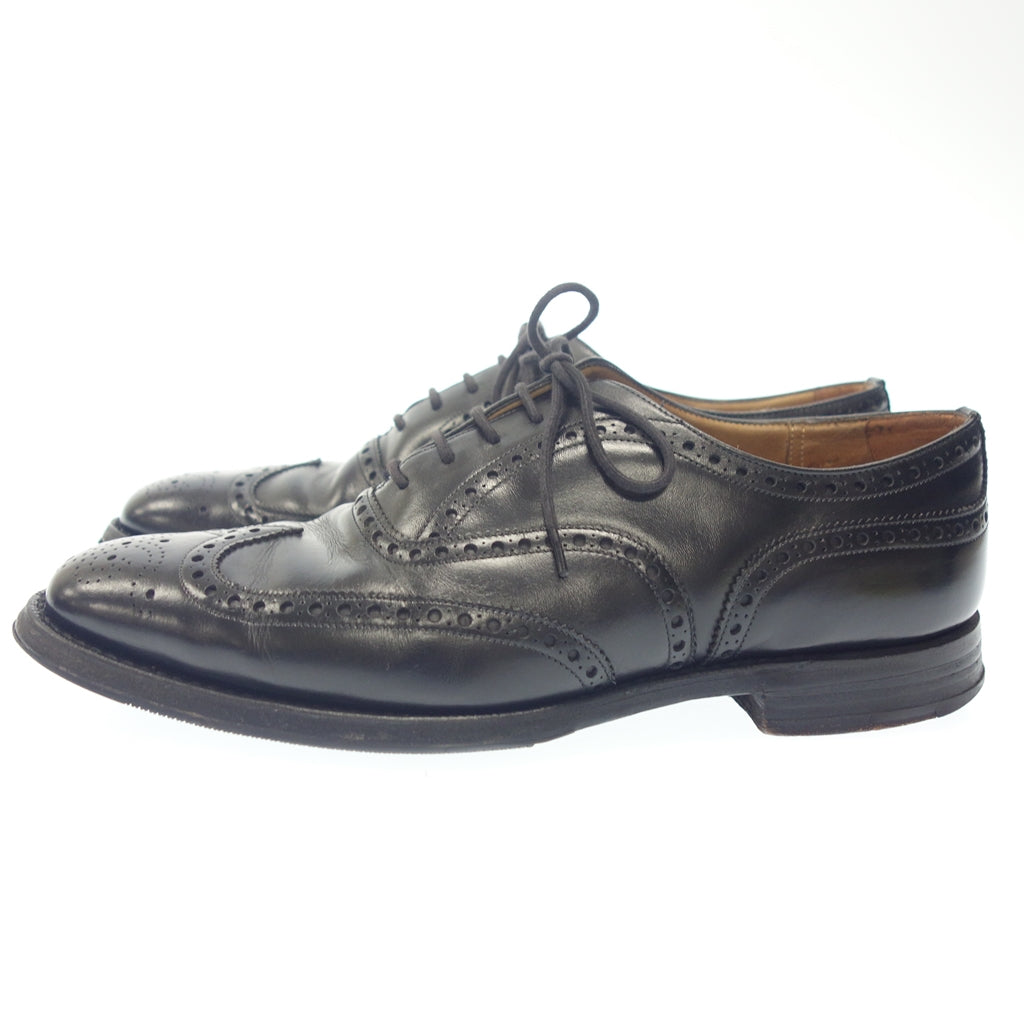 Used Church's Chetwind Leather Shoes Chetwind Full Brogue 173 Last Men's Black Size UK7.5 Church's Chetwind [AFC7] 