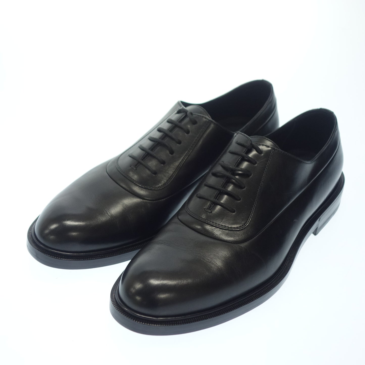 Very good condition ◆ Bottega Veneta lace-up leather shoes plain toe men's 43 black BOTTEGA VENETA [AFD5] 