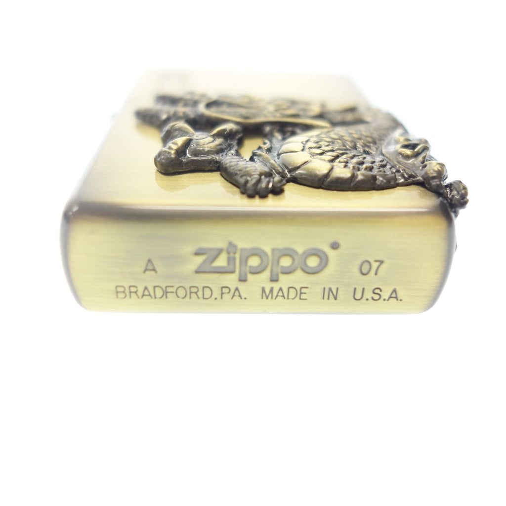 【内祝い】 ゴールド 龍神 中古◇ジッポー No.0033 ZIPPO【AFI10 2007年製 たばこメーカー