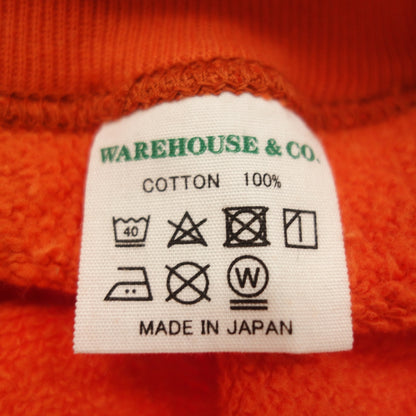 Good condition ◆ WAREHOUSE × BEAMS PLUS hoodie rib length orange men's size 38 WAREHOUSE × BEAMS PLUS [AFB26] 