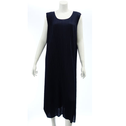 Pleats Please Dress Sleeveless Navy Women's PLEATS PLEASE [AFB10] [Used] 