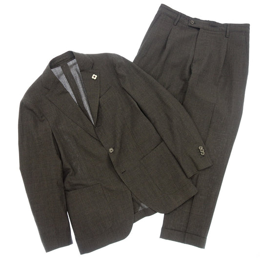 Very good condition ◆Lardini Suit Setup Easy Wear Packable SU.1333-A 46 Size Men's Gray Domestic Genuine Product LARDINI [AFB31] 