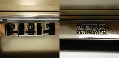 Used ◆ZERO HALLIBURTON Suitcase 80×55×25cm Champagne Gold ZERO HALLIBURTON 