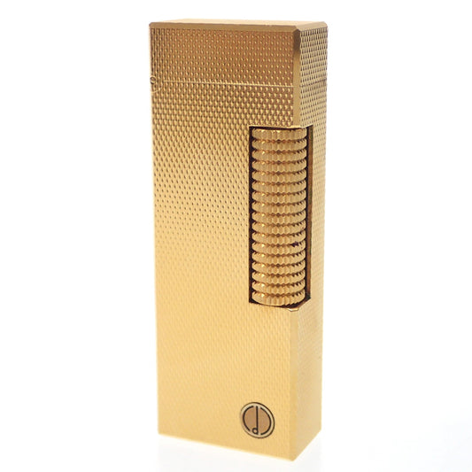 美品◆ダンヒル ローラーガスライター ゴールド系 箱付き dunhill【AFI10】