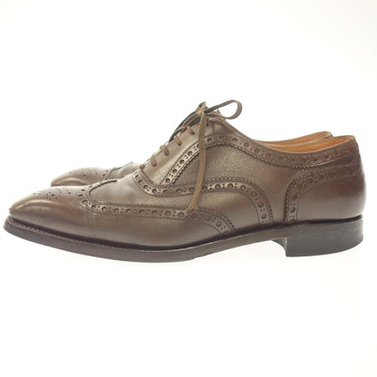 Good Condition◆Scotch Grain Leather Shoes Inner Feather Full Brogue L-1321 Men's Brown Size 24.5 SCOTCH GRAIN [AFC44] 