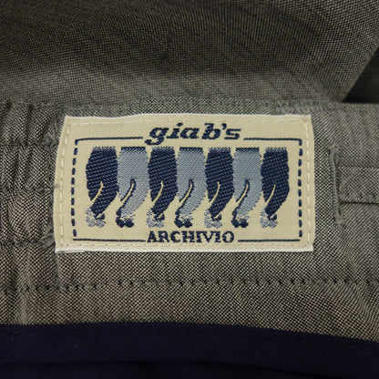 美品◆ジャブスアルキヴィオ マサッチオ  クチート イン フィレンツェ  スラックス メンズ 46サイズ グレー系 giabsarchivio MASACCIO CUCITO IN FIRENZE【AFB39】