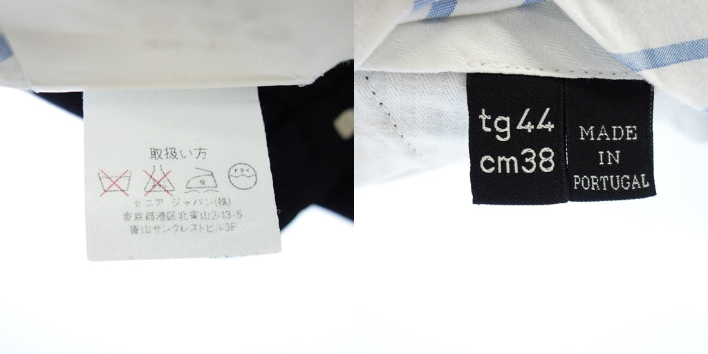 状况良好 ◆ Ermenegildo Zegna 休闲裤羊毛男式黑色尺寸 44 Ermenegildo Zegna [AFB44] 