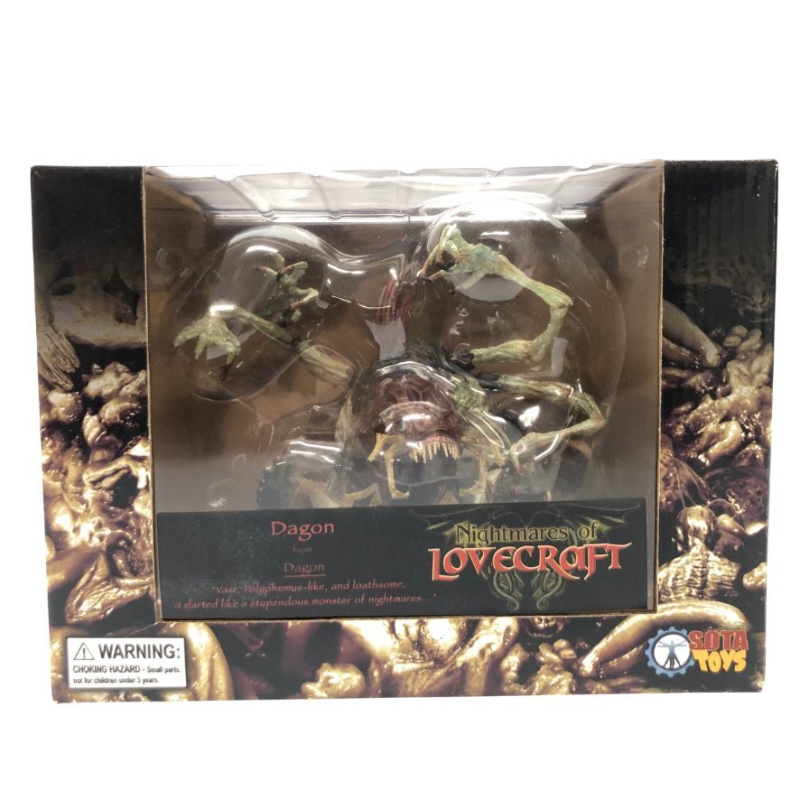 極美品◆ソタ トイズ フィギュア ナイトメア オブ ラブクラフト ダゴン  SOTA TOYS NIGHTMARE OF LoveCRaFT Dagon【7F】【中古】