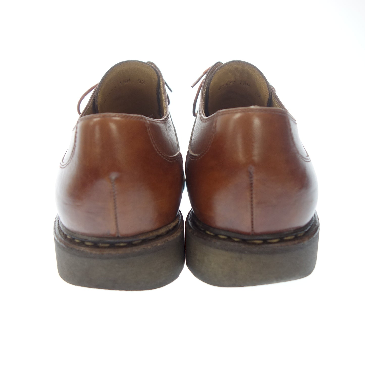 Used ◆ Paraboots Leather Shoes U Tip Avignon Maron Men's Brown Size UK9.5 Paraboot [AFD5] 