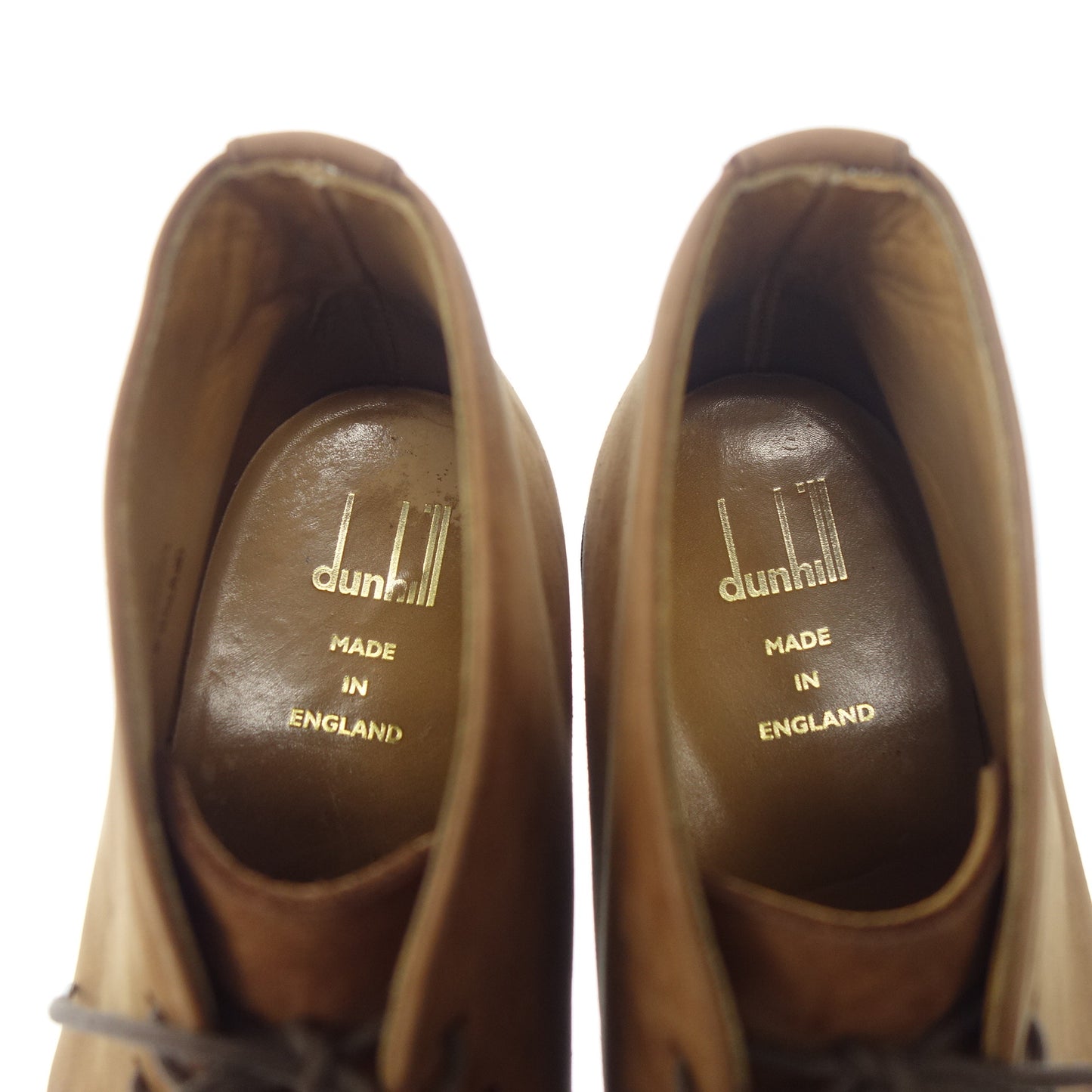 Very good condition ◆ Dunhill Chukka boots Nubuck Made in England Men's Brown Size 6.5 dunhill JEREMY [AFC14] 