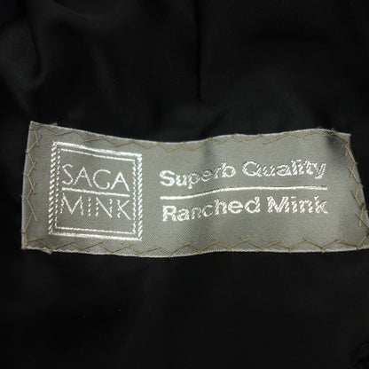 SAGAMINK 半外套水貂 SuperbQuality RanchedMink 黑色 Size F SAGAMINK [AFF23] [二手] 