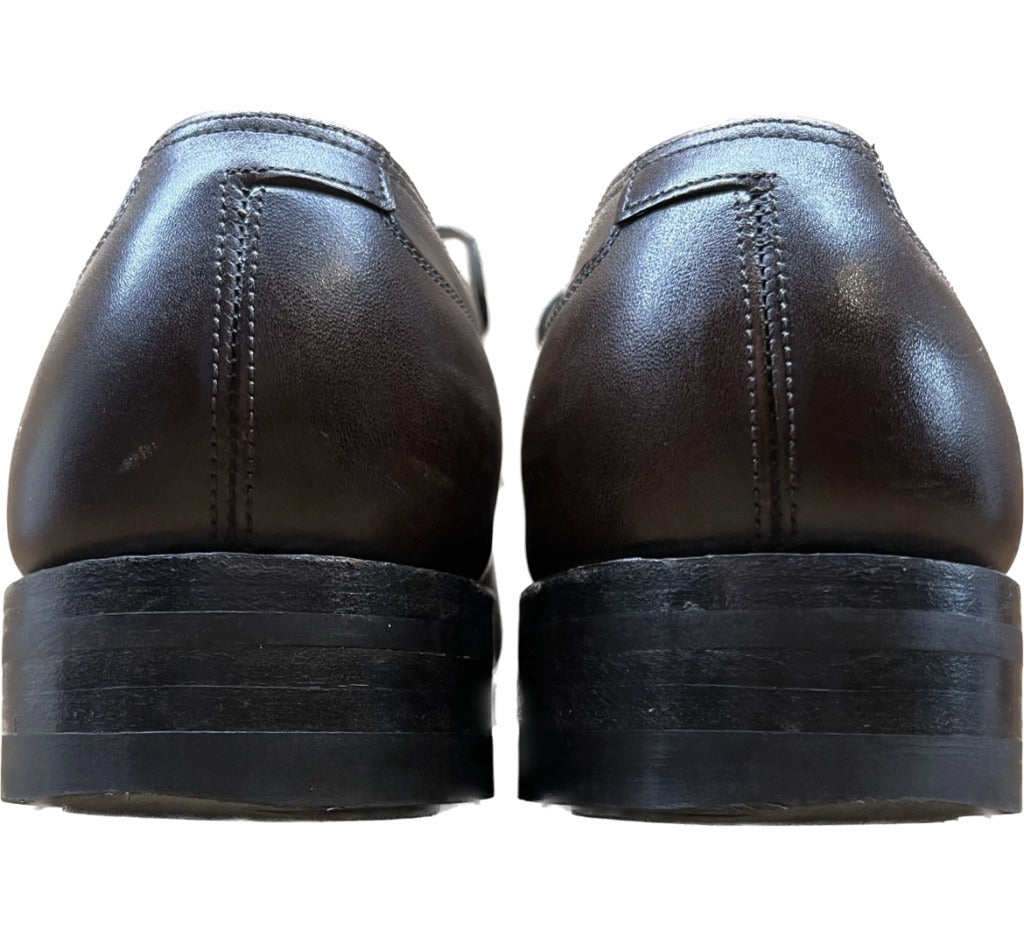 中古◆ジョンロブ レザーシューズ バロス Uチップ ブラウン UK5.5EE JOHN LOBB