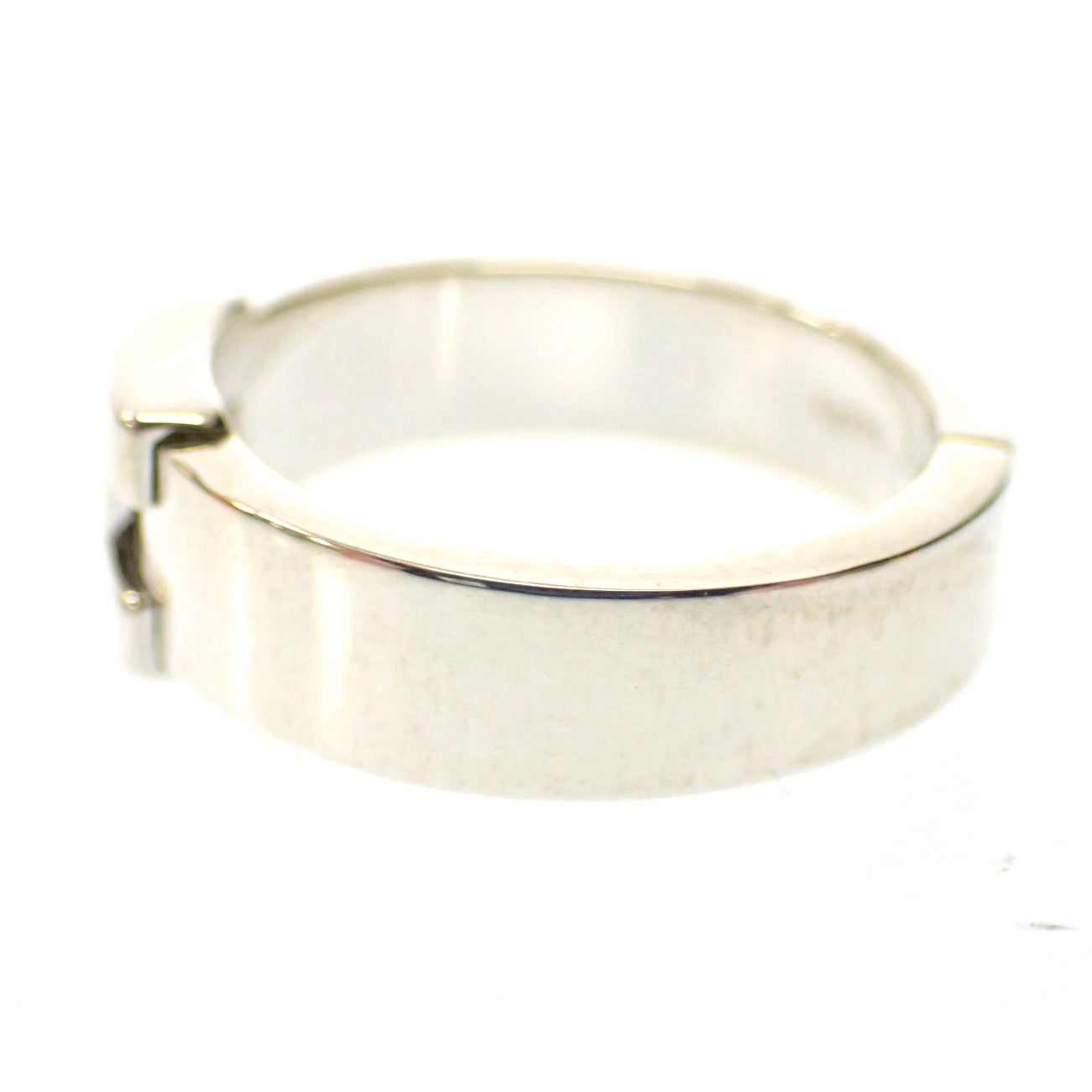 Good Condition◆Hermes Hercules Ring Ag925 Silver Size 49 with Box HERMES [LA] 