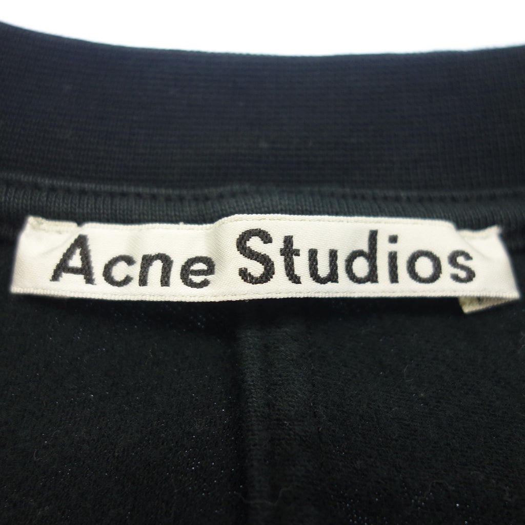 状况良好 ◆ ACNE STUDIOS 一件短袖棉质黑色女式 S 微码 S ACNE STUDIOS [AFB32] 