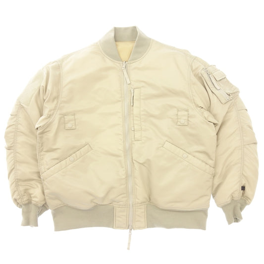 Good condition ◆ DAIWA PIER39 Jacket Tech Reversible MA-1 Men's Size M Beige BW-27022W DAIWA PIER39 [AFF24] 