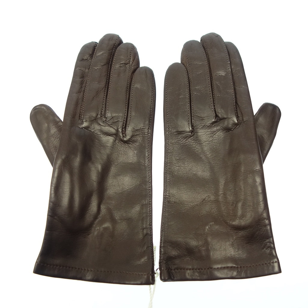 Like new◆Maison Fabre Gloves Lambskin Lambskin 2-piece set maison fabre [AFI21] 